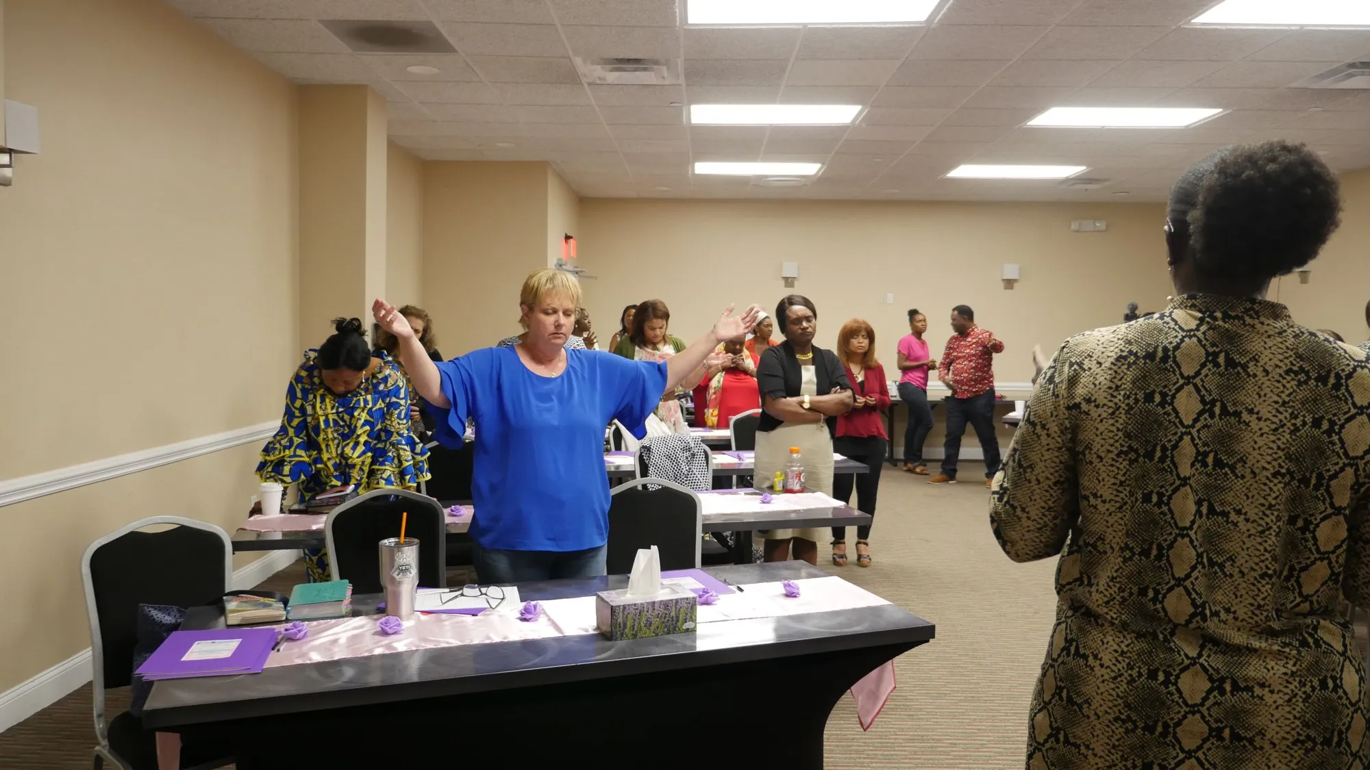 The room at the first Ishah Purpose Conference in 2020